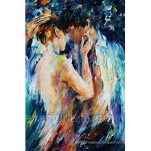 Handmade Knife Nude Oil Painting (KVP-002)